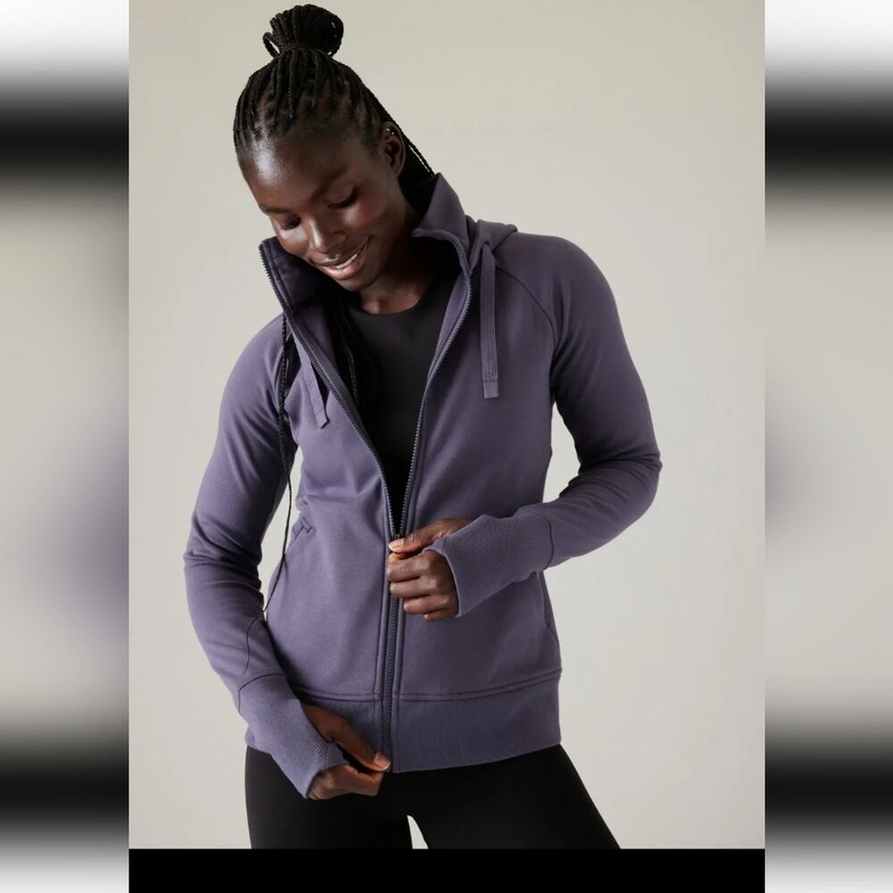 Athleta Triumph Hoodie lavender purple xs